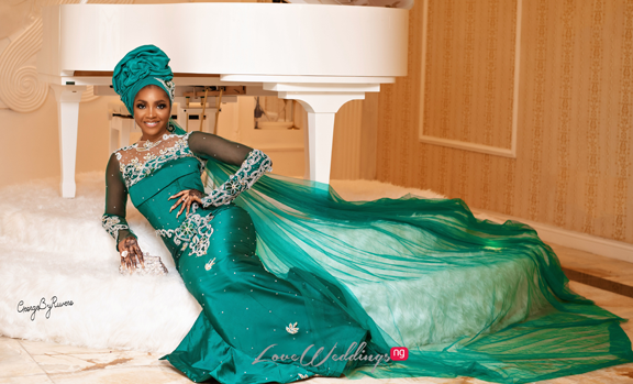 A Northern Bride in George fabric! The Kamu Collection will convince you