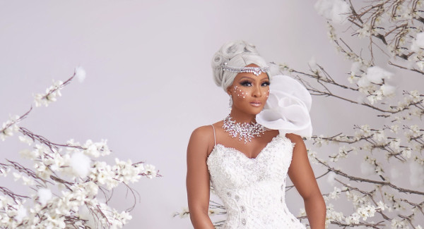 Osas Ighodaro is “The Ice Queen” in this bridal shoot by Tosho Woods