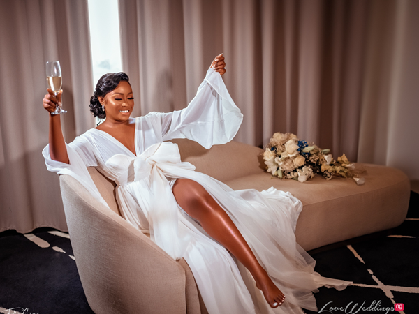 Seun’s simple bridal looks by The Melange Styling