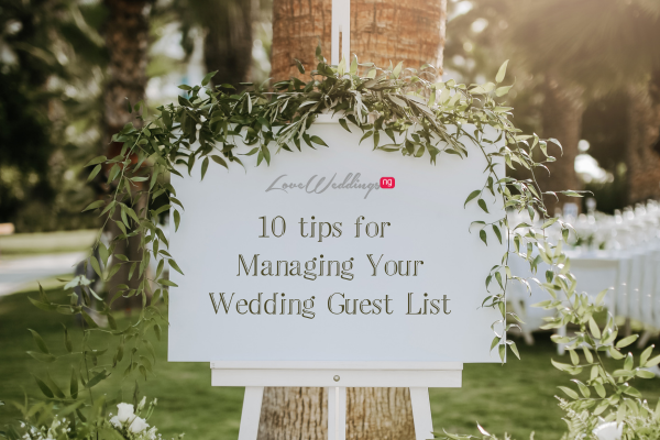 10 Tips for Managing Your Wedding Guest List